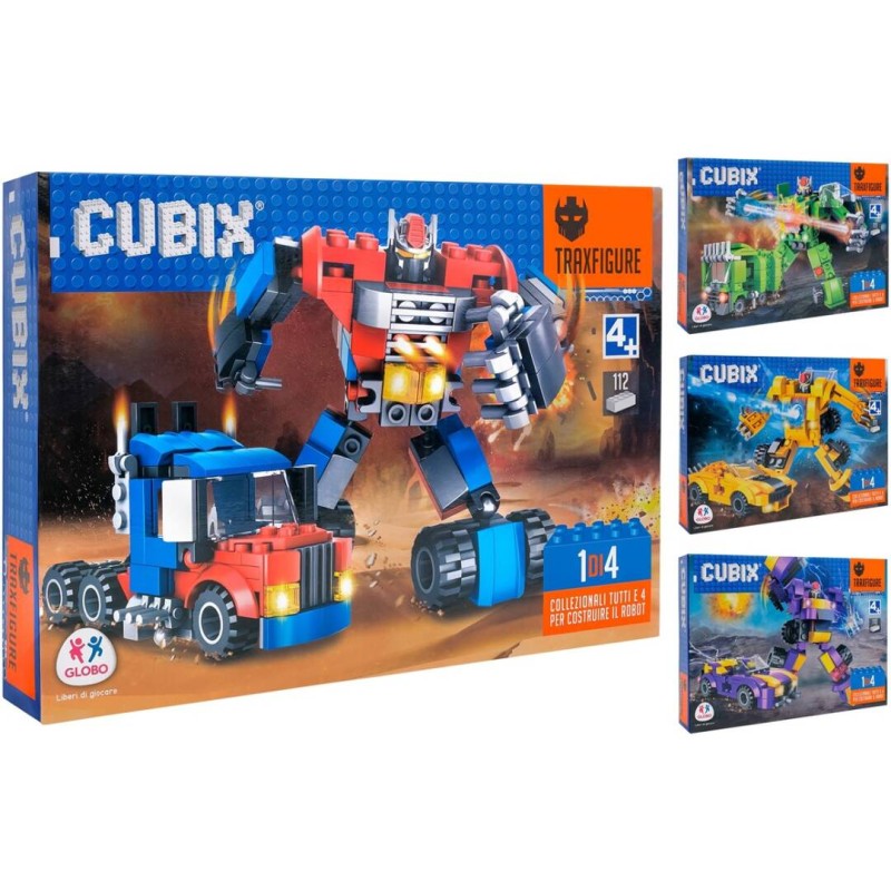 bodegon sets bloques construcciones transformers cubix traxfigures