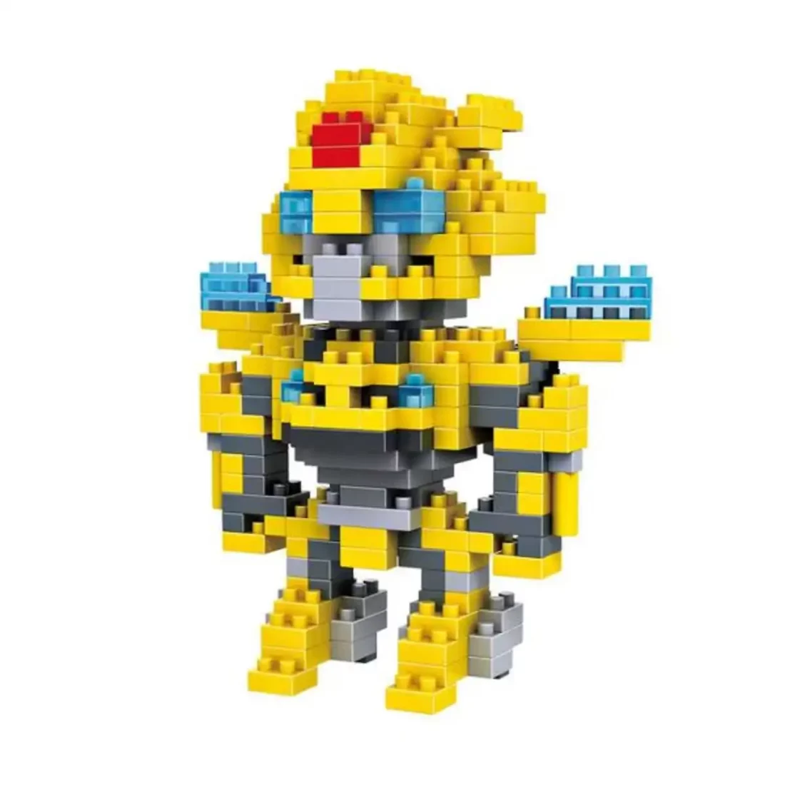 juego construccion transformer bumblebee pixel bricks