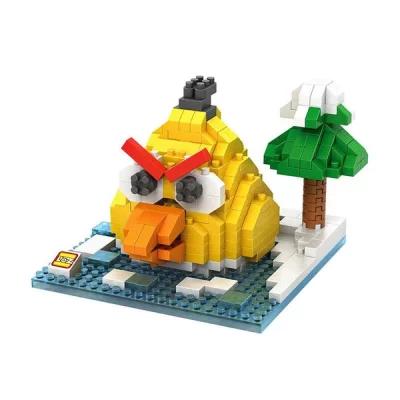 loz angry bird amarillo bloques construccion