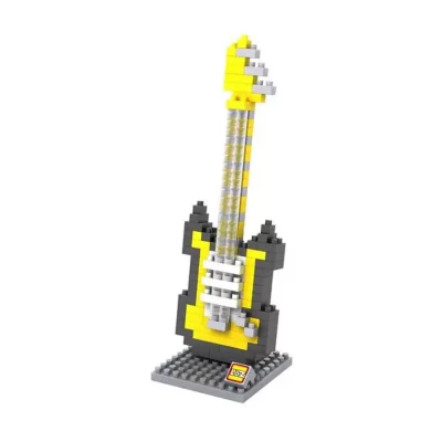 juego construccion bloques guitarra amarilla regalo musicos