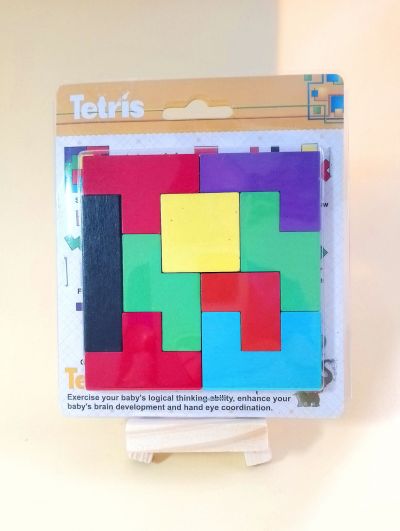rompecabezas tetris madera