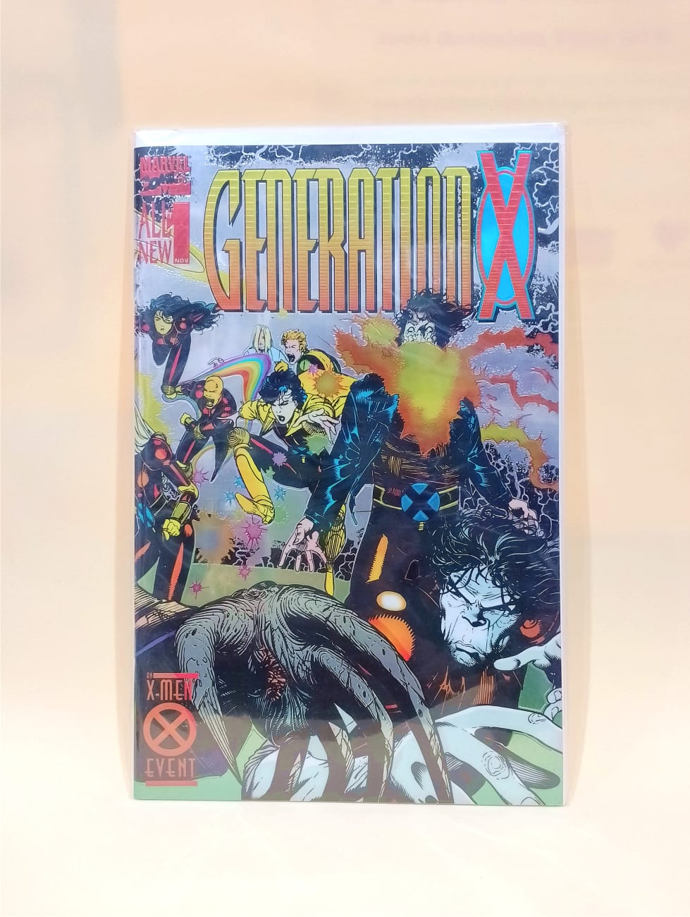 Comic book generation-x marvel portada metalica