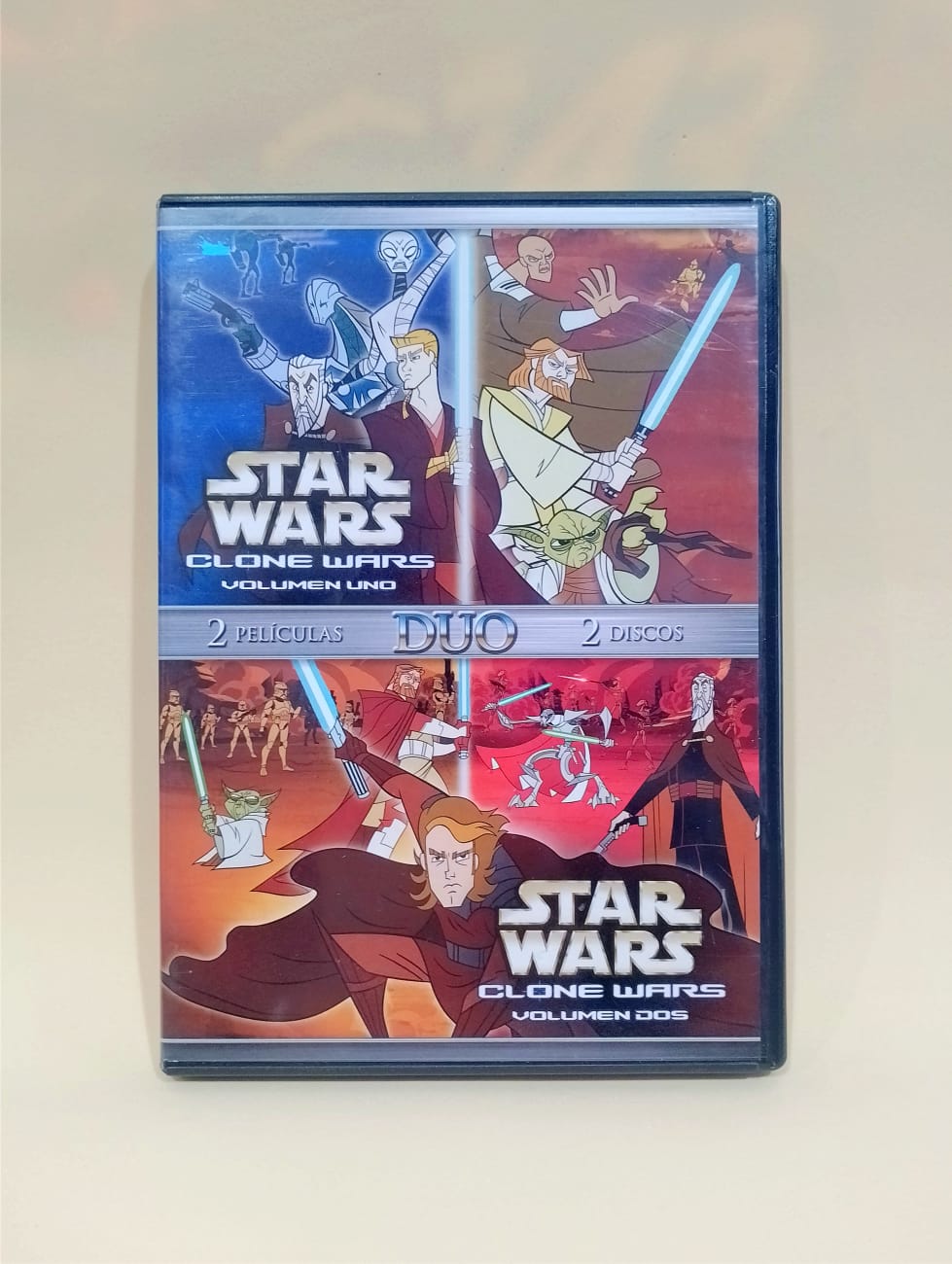 Star Wars Clone Wars serie animacion 2D completa Genndy Tartakovsky DVD