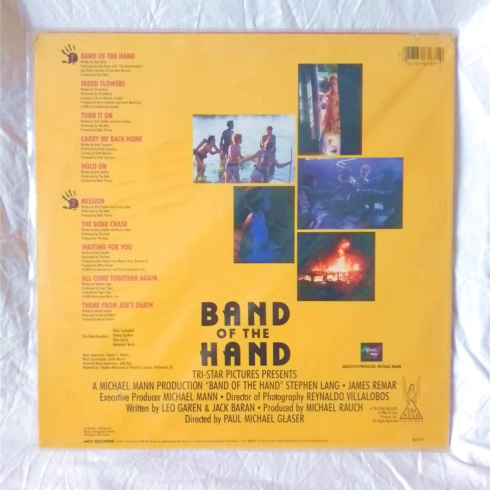 Band of the Hand la banda de la mano 80s bso lp vinilo