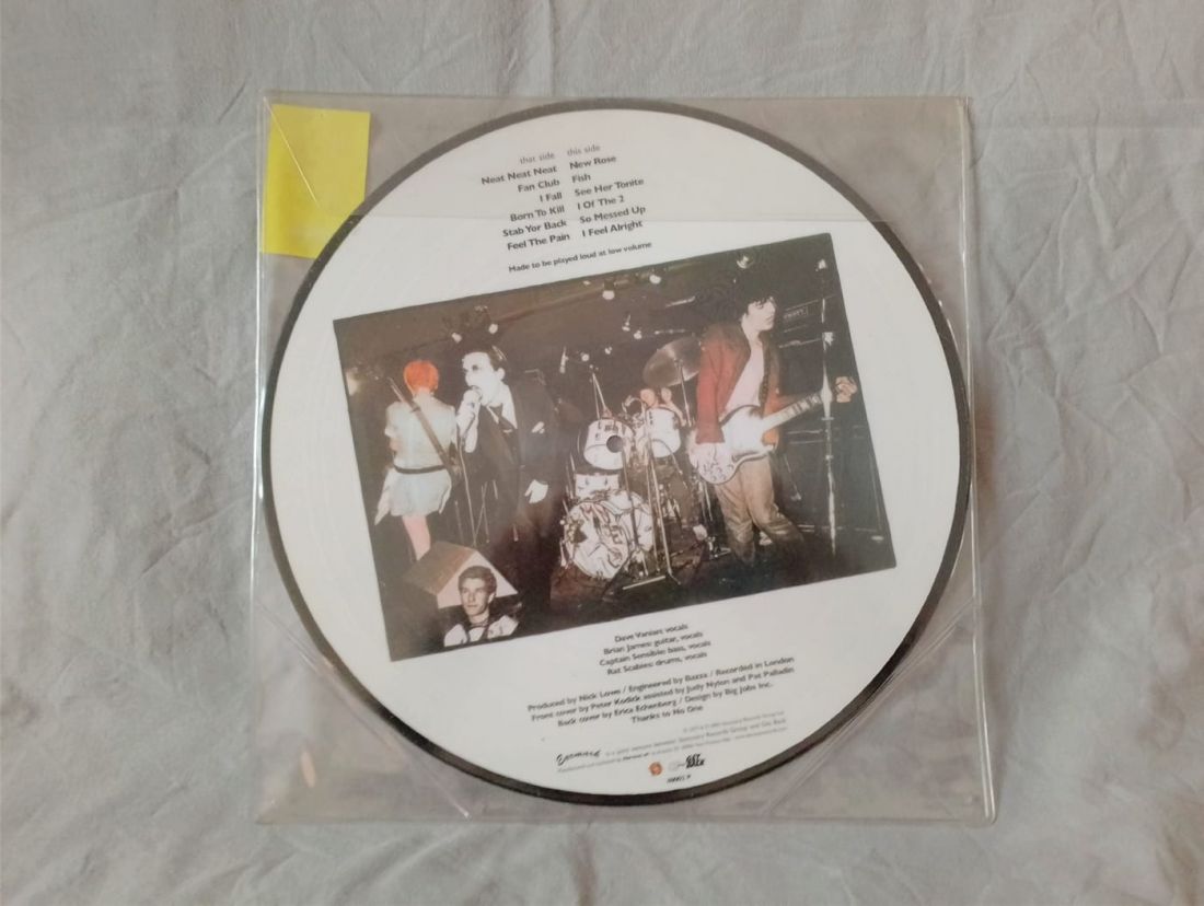 Damned LP Picture Disc Punk 1977 B Side