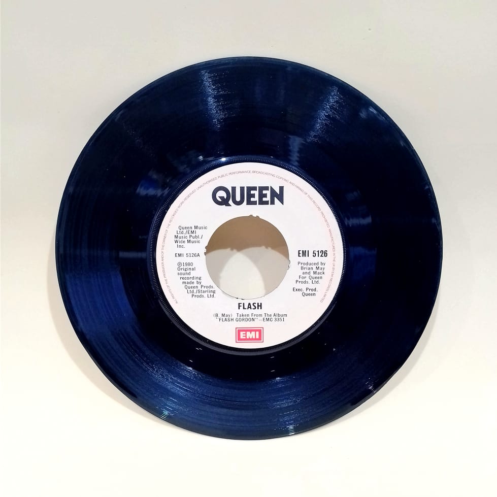 Queen flash single vinilo detalle 1