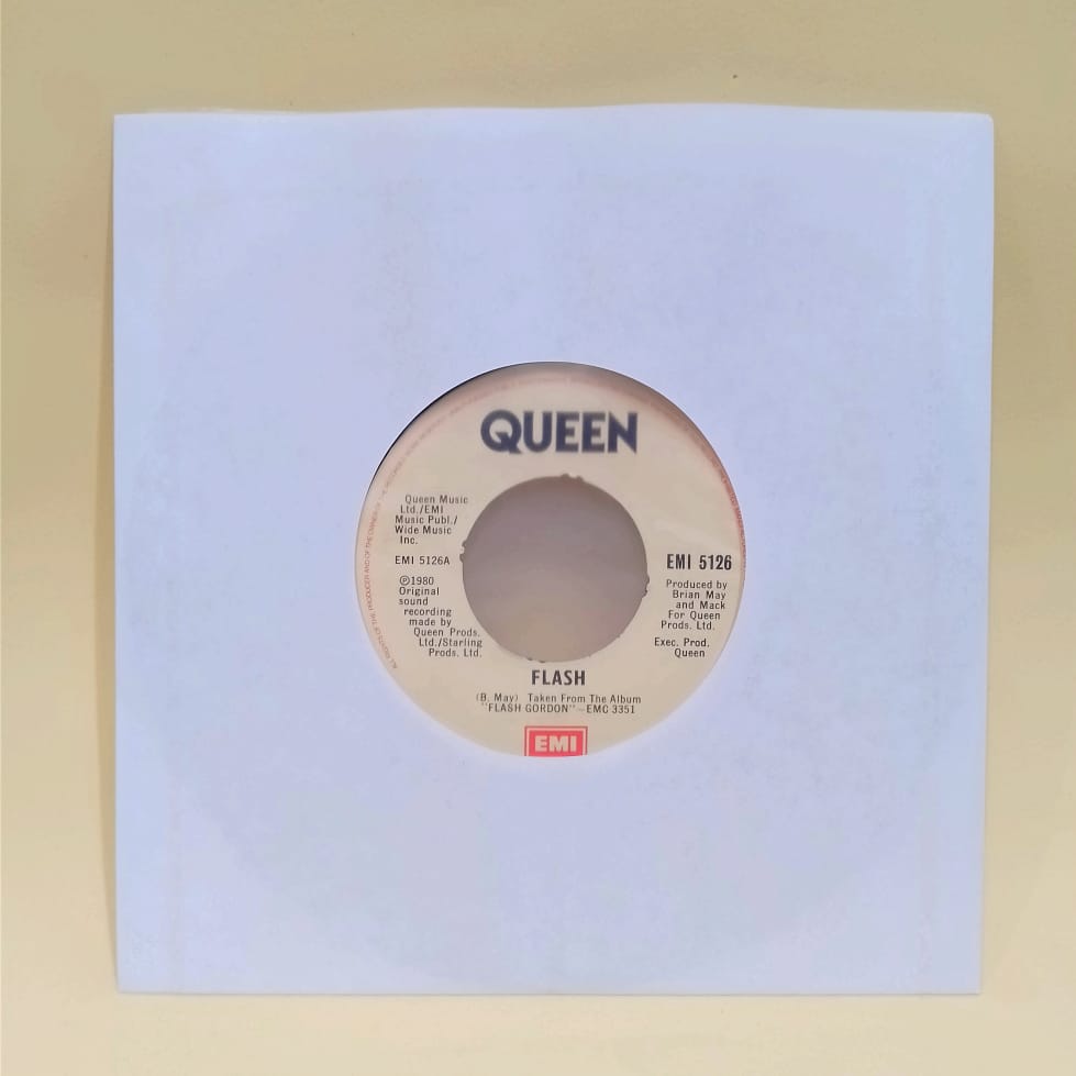 Queen flash single vinilo detalle 3