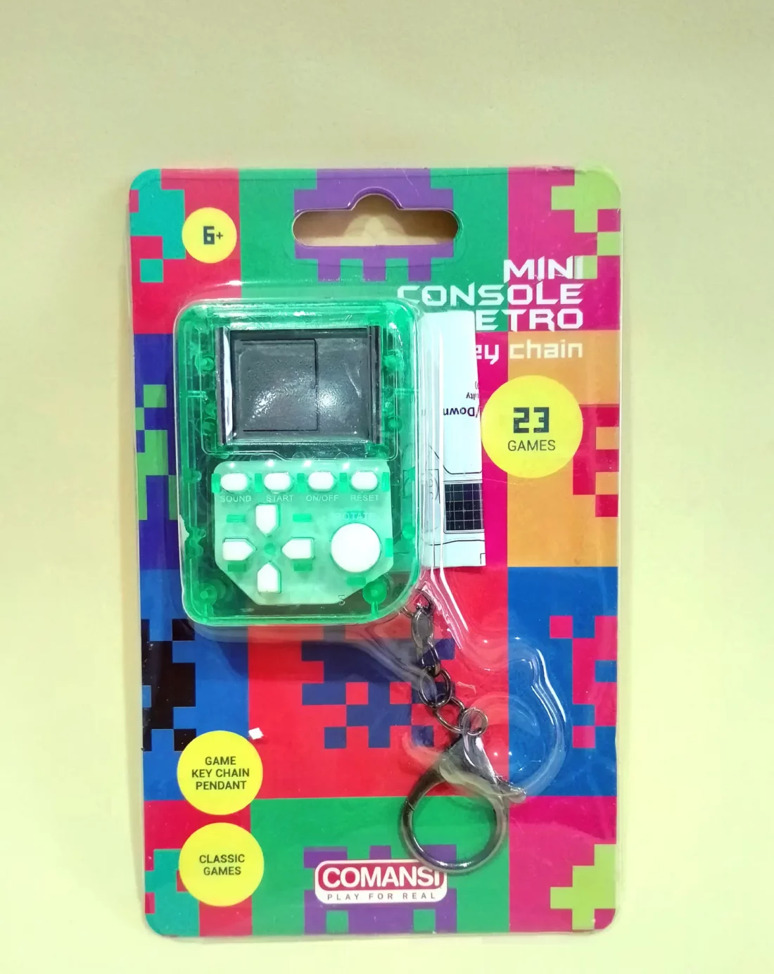 mini consola gameboy tamagotchi verde